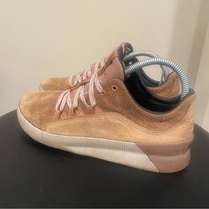 Sorel Women Out N About Waterproof Leather Comfort Sneakers shoes sz 7.5